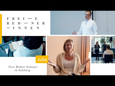 Teilnehmerstimme von Julia | Freie Redner Ausbildung Österreich