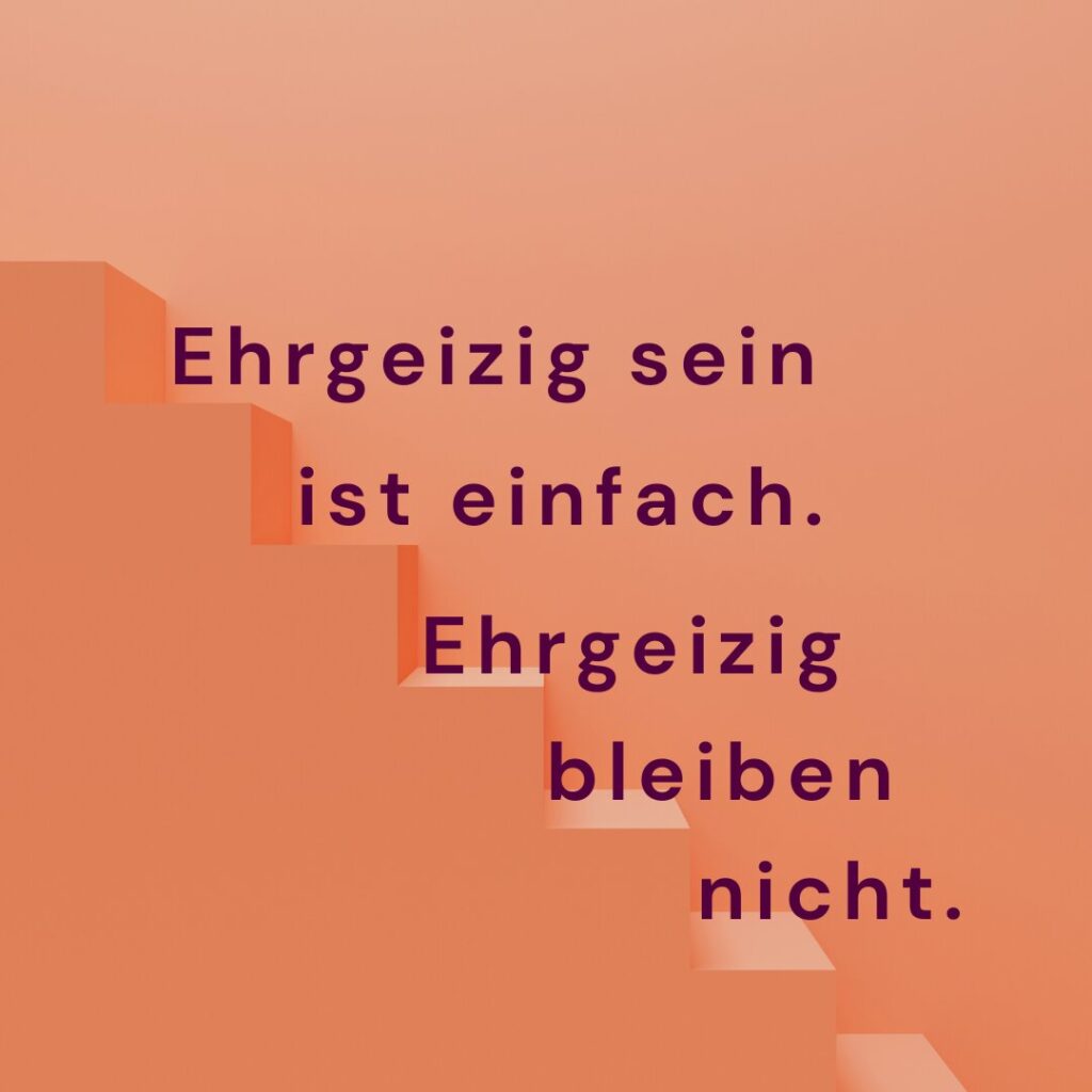 Erfolgreicher Redner werden - Ehrgeizig bleiben